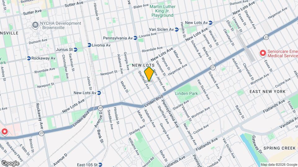 521 Hegeman Ave, Unit 1 Map and Location Details