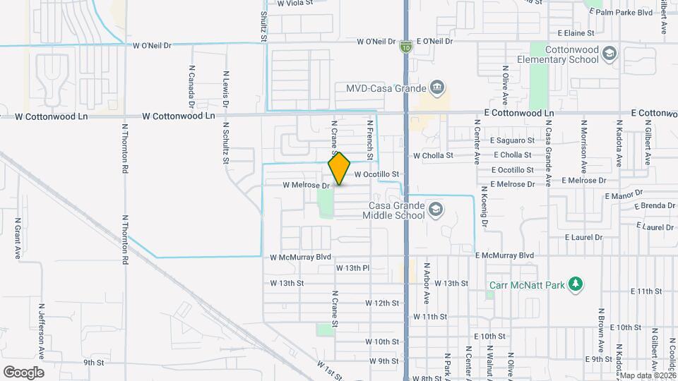 541 W Melrose Dr Map and Location Details