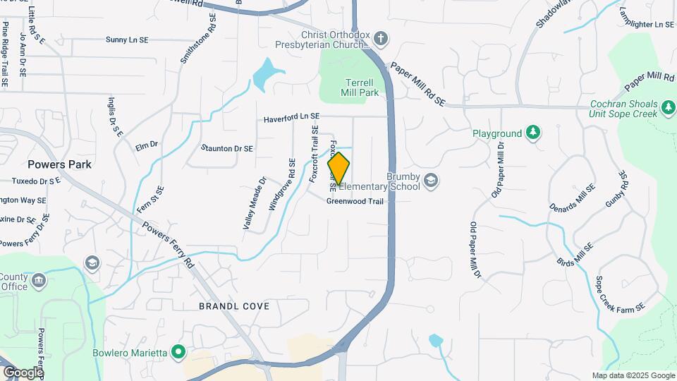777 Foxcroft Cir SE Map and Location Details