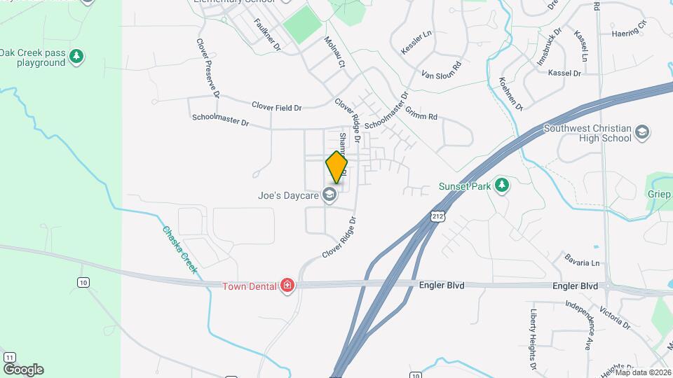 1908 Shamrock Pl Mapa y Detalles de la Ubicación