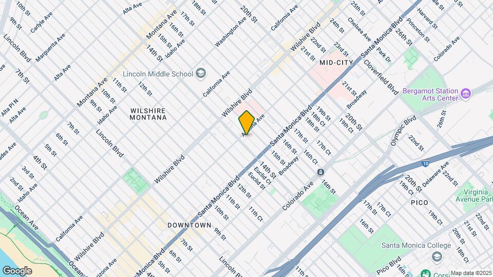 1307 14th St Mapa y Detalles de la Ubicación