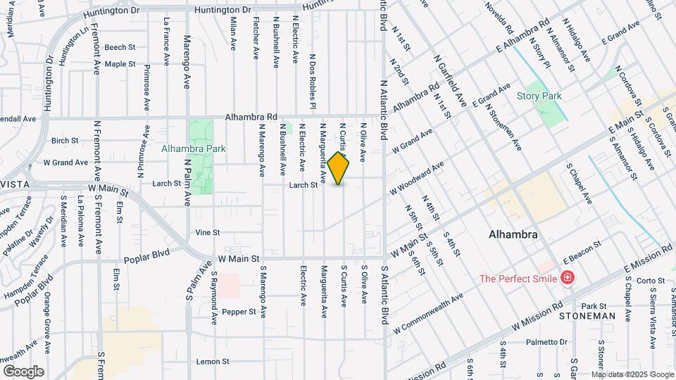 227 N Curtis Ave Mapa y Detalles de la Ubicación