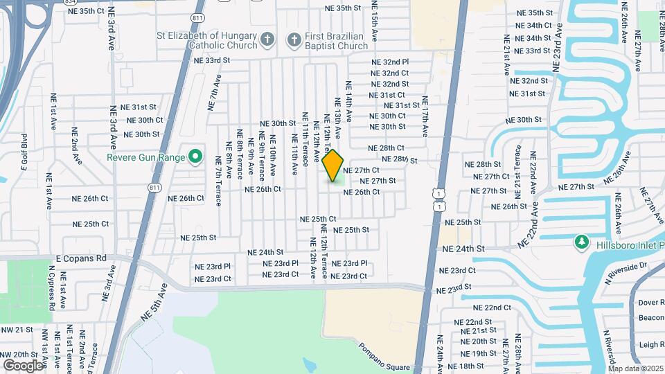 2680 NE 12th Terrace Map and Location Details