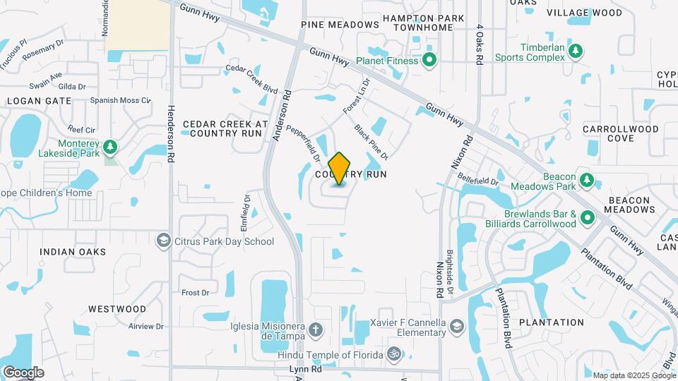 12305 Cloverstone Dr Map and Location Details