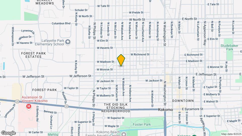 914 W Monroe St Map and Location Details