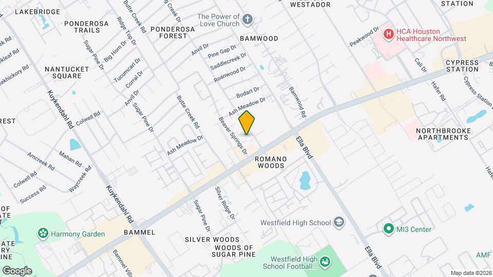 17114 Beaver Springs Dr Map and Location Details