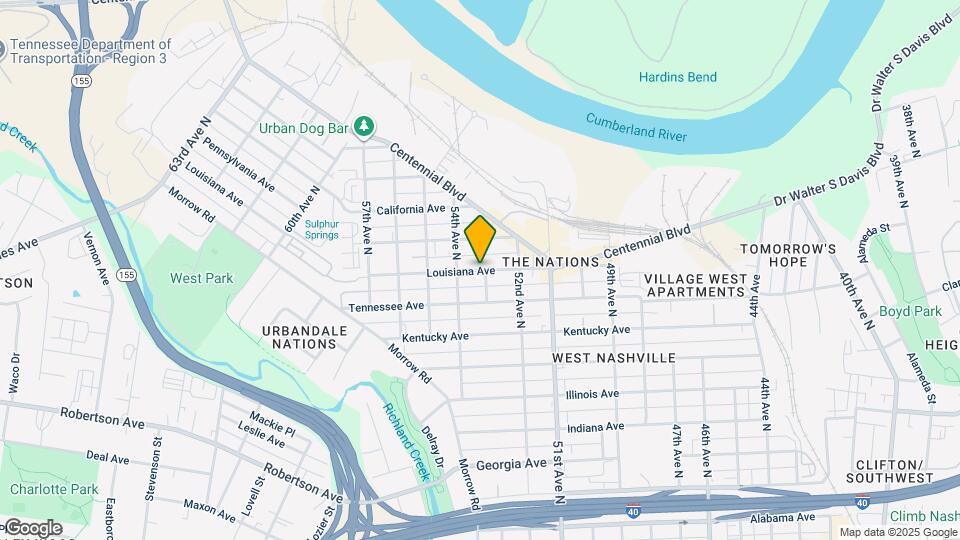 5218 Louisiana Ave Mapa y Detalles de la Ubicación