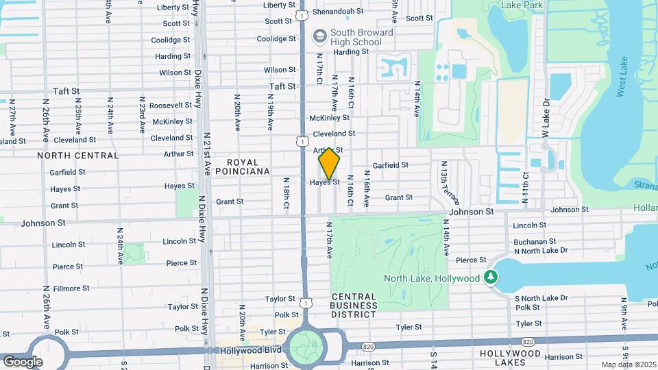 1708 Hayes St Map and Location Details