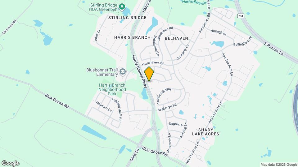 11406 Birchover Ln Map and Location Details