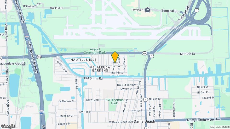 810 NW 8th Ave Map and Location Details