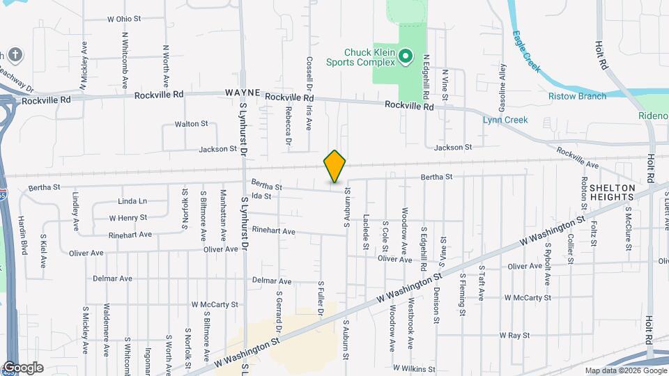 5018 Bertha St Map and Location Details