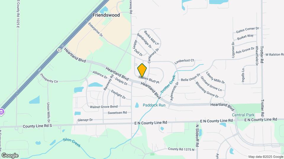 9209 Stones Bluff Pl Mapa y Detalles de la Ubicación