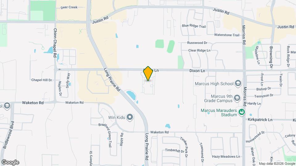 Watermere at Flower Mound Mapa y Detalles de la Ubicación