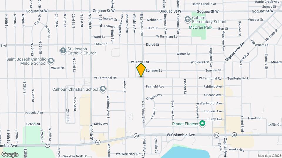 605 W Territorial Rd Map and Location Details