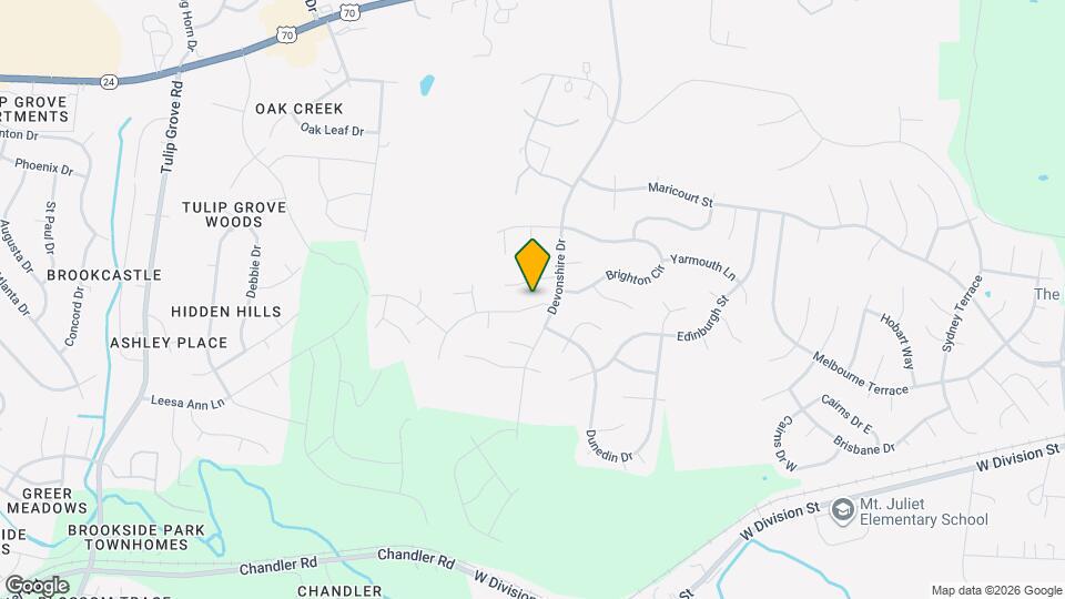 1306 Georgetown Dr Map and Location Details