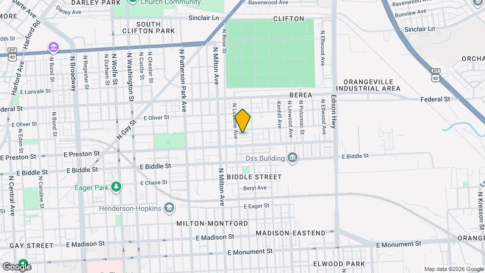 2606 Grogan Ave Map and Location Details