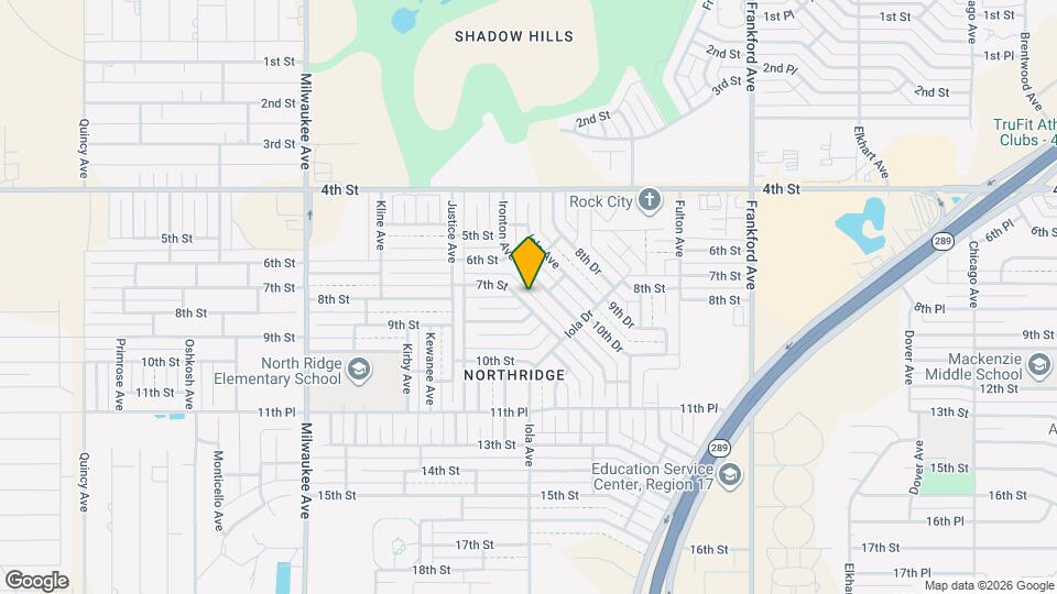 801 Ironton Dr Map and Location Details