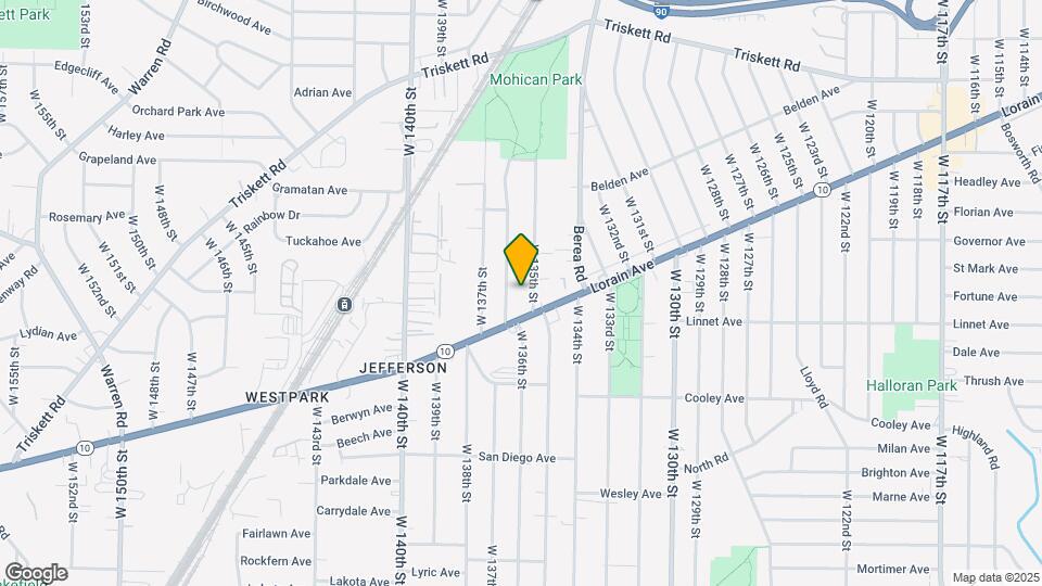 3500 W 135th St Map and Location Details