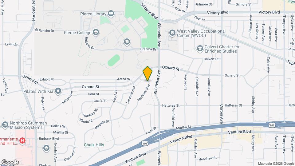 5921 McDonie Ave Map and Location Details