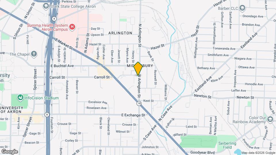 110 N Arlington St Map and Location Details