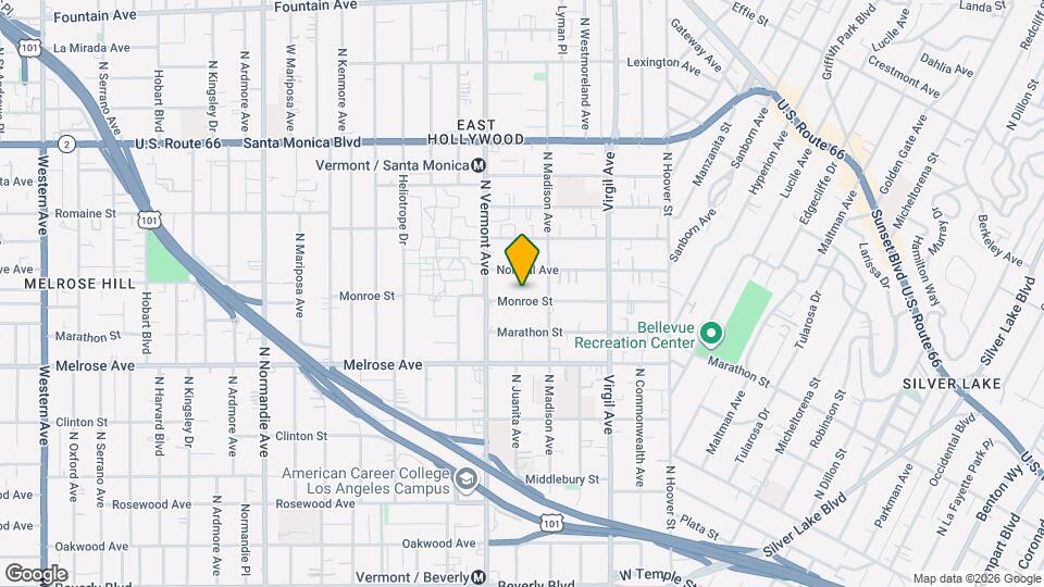 4229 1/2 Monroe St Map and Location Details