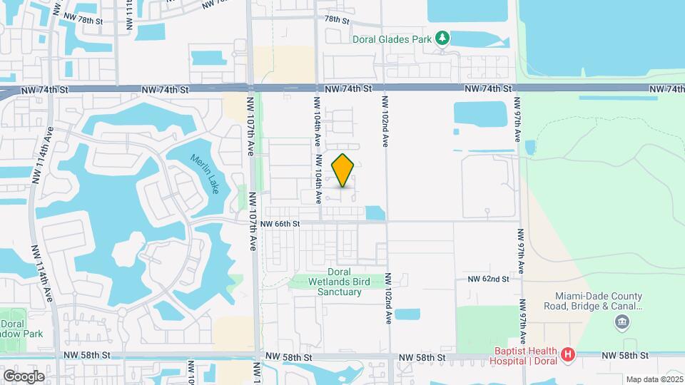 6767 NW 103rd Pl Map and Location Details