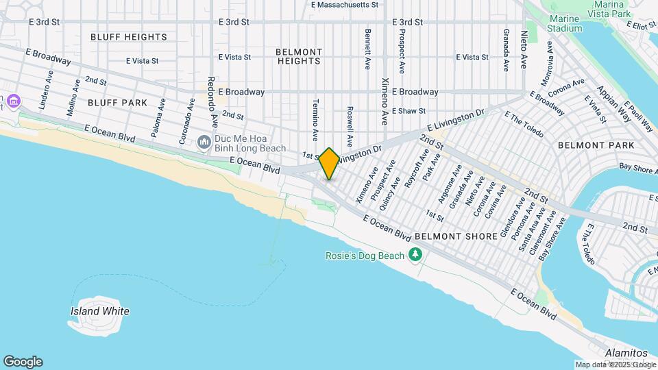 4101-4109 E Ocean Blvd Mapa y Detalles de la Ubicación