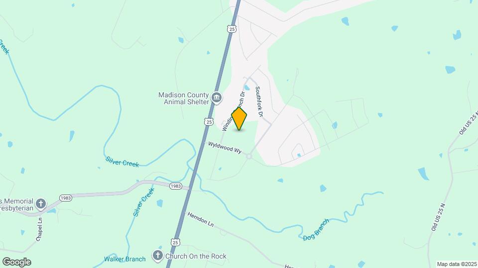 332 Winding Branch Dr Map and Location Details