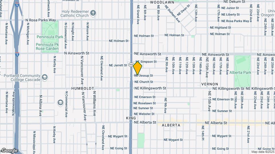 485 NE Jessup St Mapa y Detalles de la Ubicación