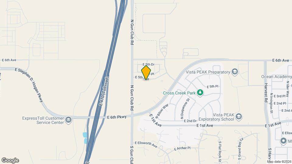 380 N Addison Way Map and Location Details