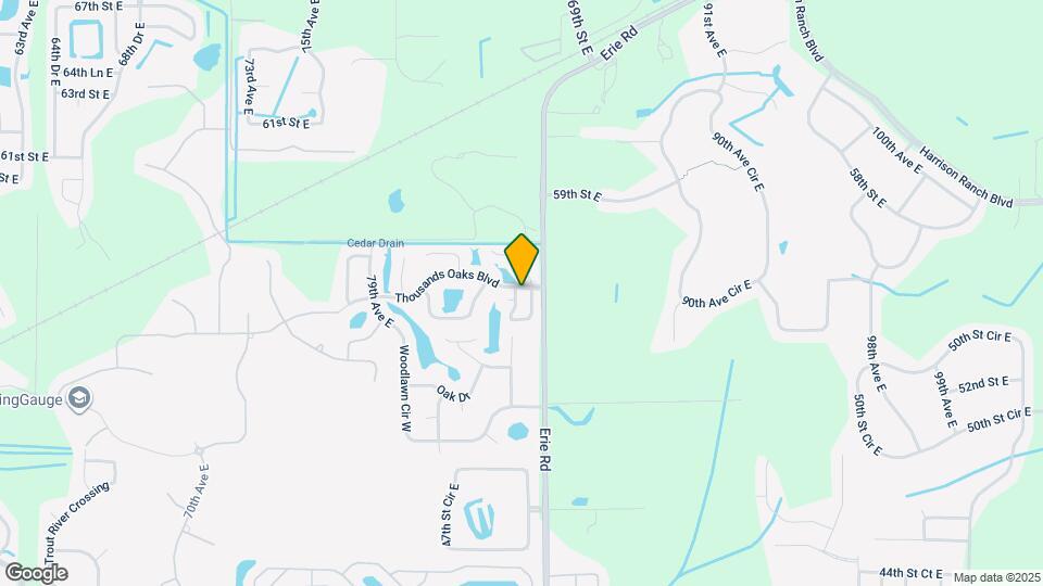 8105 55th St E Map and Location Details