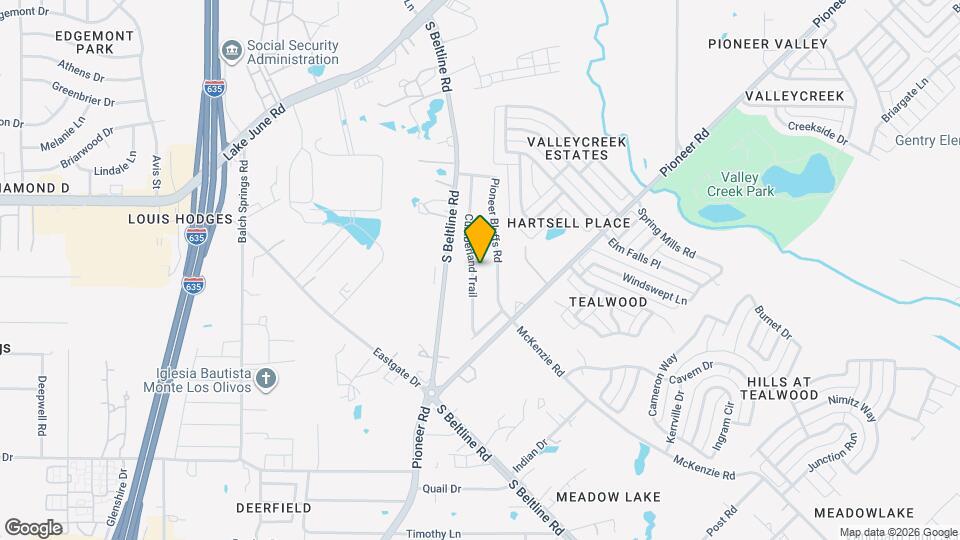 2636 Cumberland Trail Map and Location Details