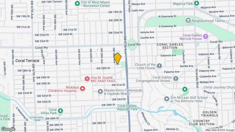 5775 SW 28th St Map and Location Details