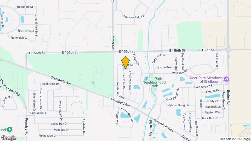 15442 Ten Point Dr Mapa y Detalles de la Ubicación