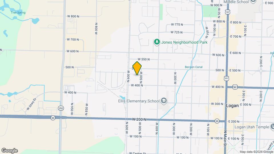 455 W 500 N Mapa y Detalles de la Ubicación