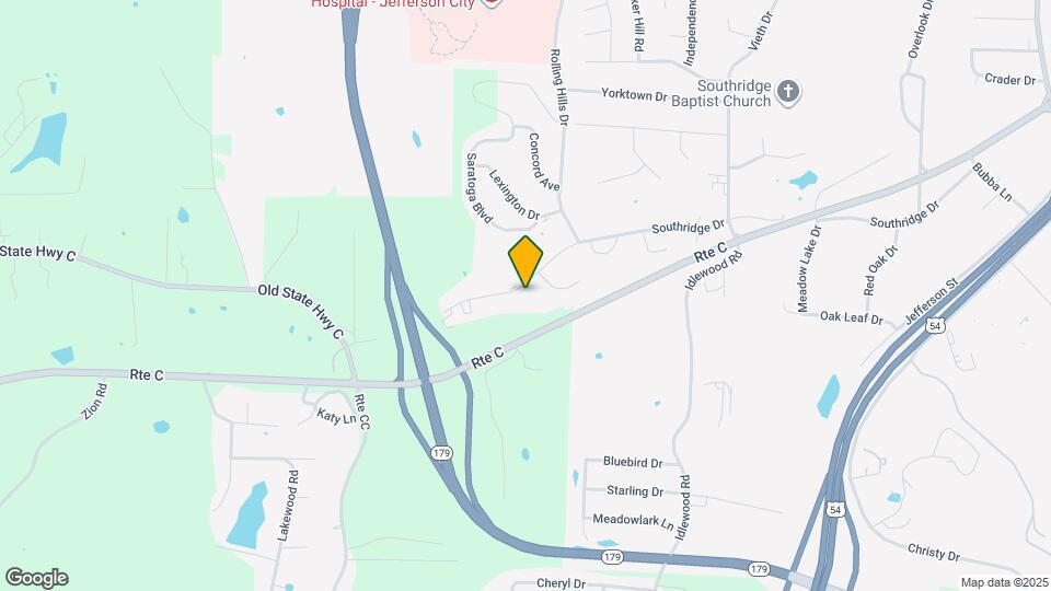 2609 Southridge Dr Map and Location Details