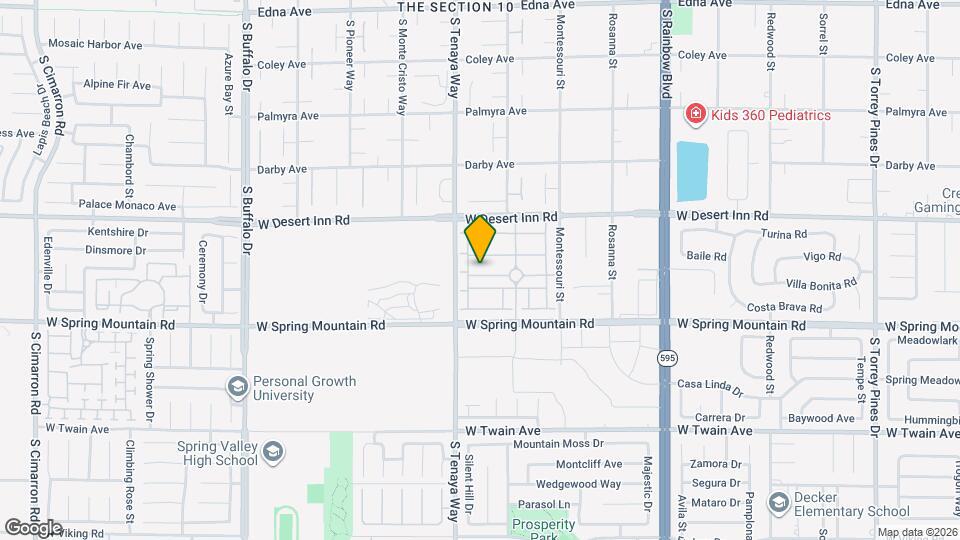 7296 Spring Flower Ave, Unit B Map and Location Details