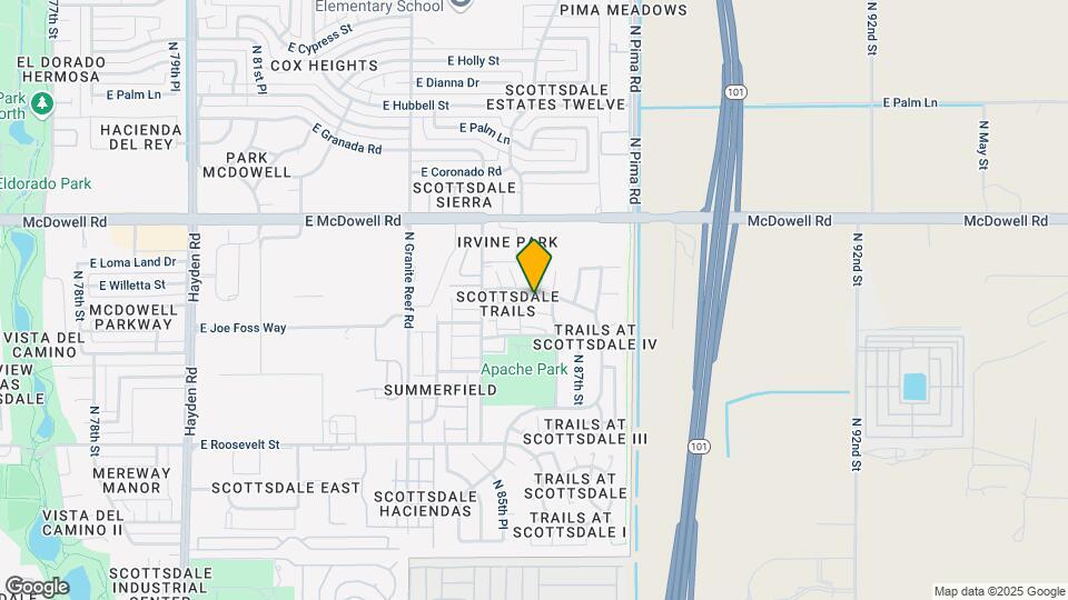 8625 E Belleview Pl-Unit -1 Map and Location Details