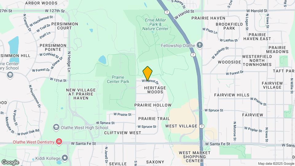 1517 W Forest Dr Map and Location Details