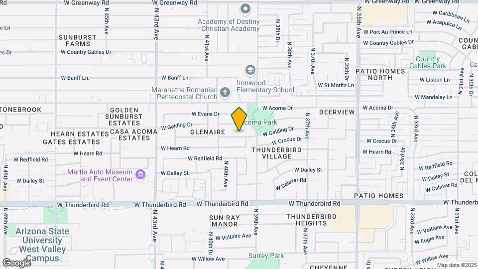 3932 W Gelding Dr Map and Location Details