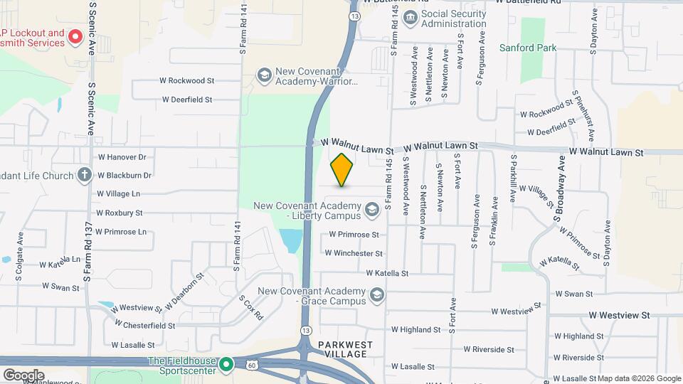 1739 W Village Ln Map and Location Details