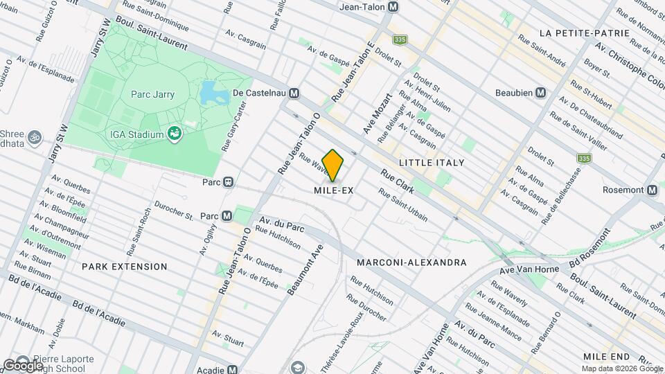 191 Mozart Av O Map and Location Details