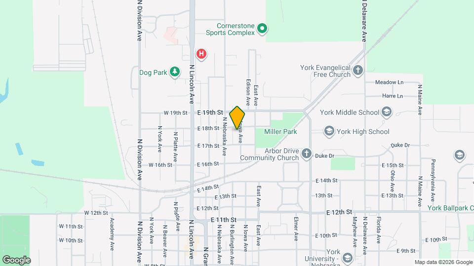 1725 N Iowa Ave Map and Location Details