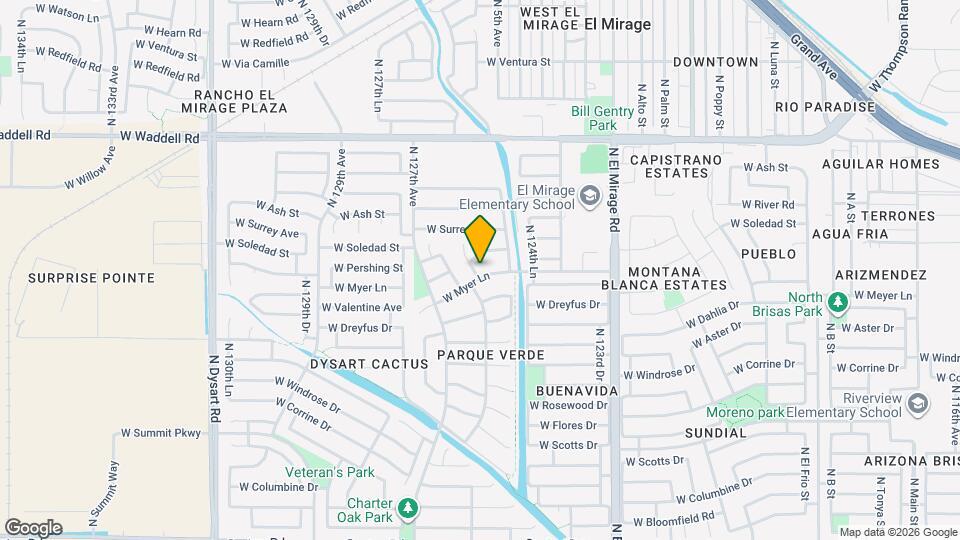 12532 W Myer Ln Map and Location Details