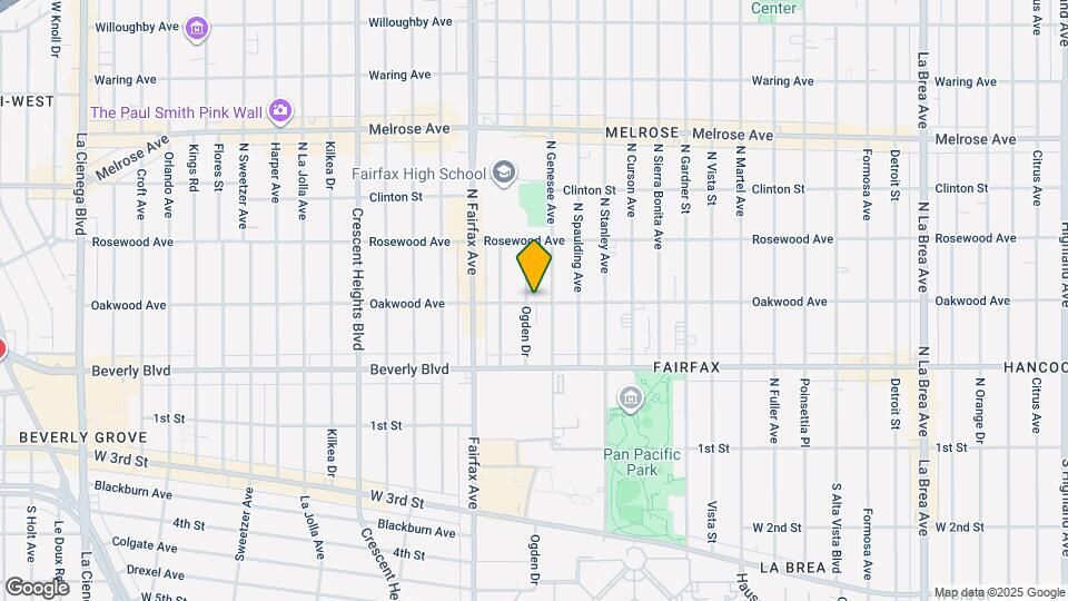 7733 Oakwood Ave Map and Location Details