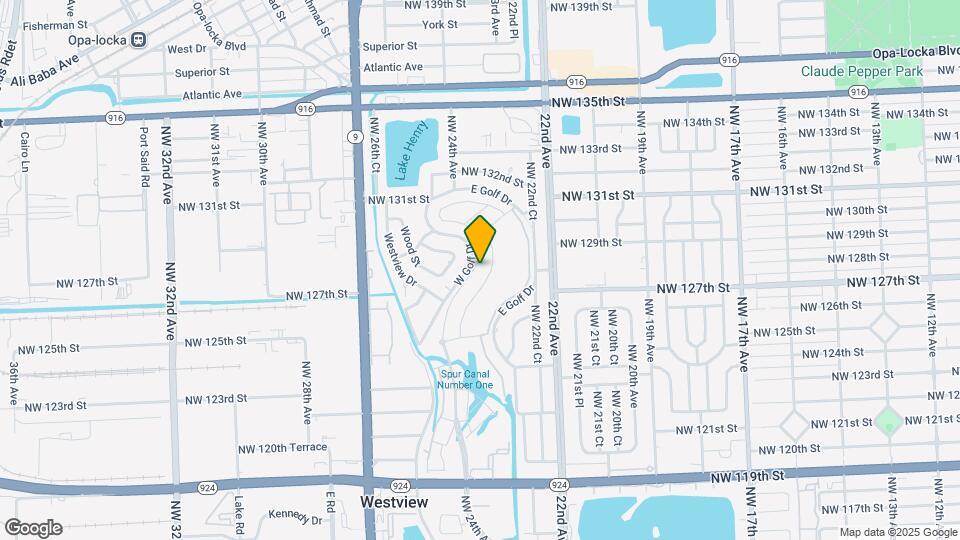 12713 NW 24th Ave Map and Location Details