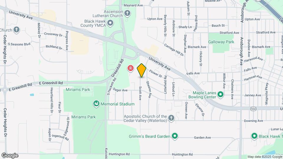 1111 Scott Ave Map and Location Details