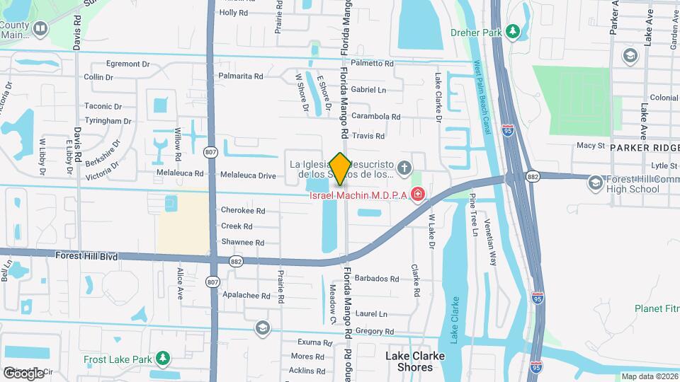 1475 Lake Mango Way Map and Location Details