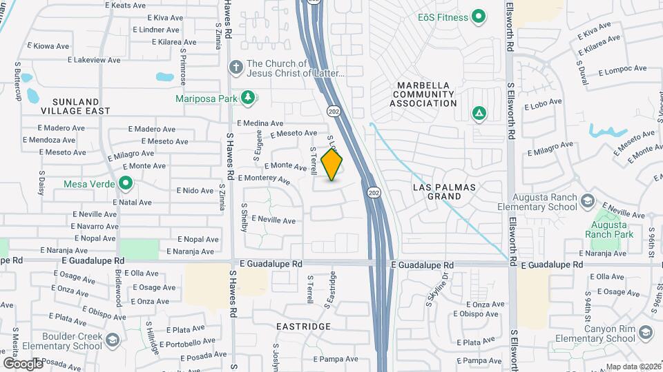 8656 E Nido Ave Map and Location Details