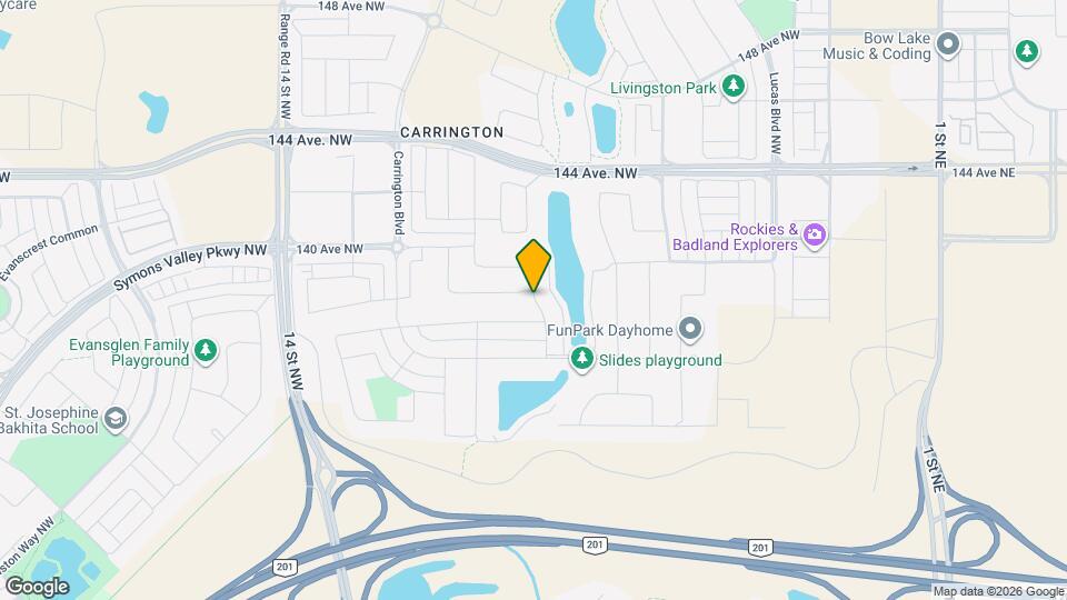 95 Carringford Rd NW Map and Location Details